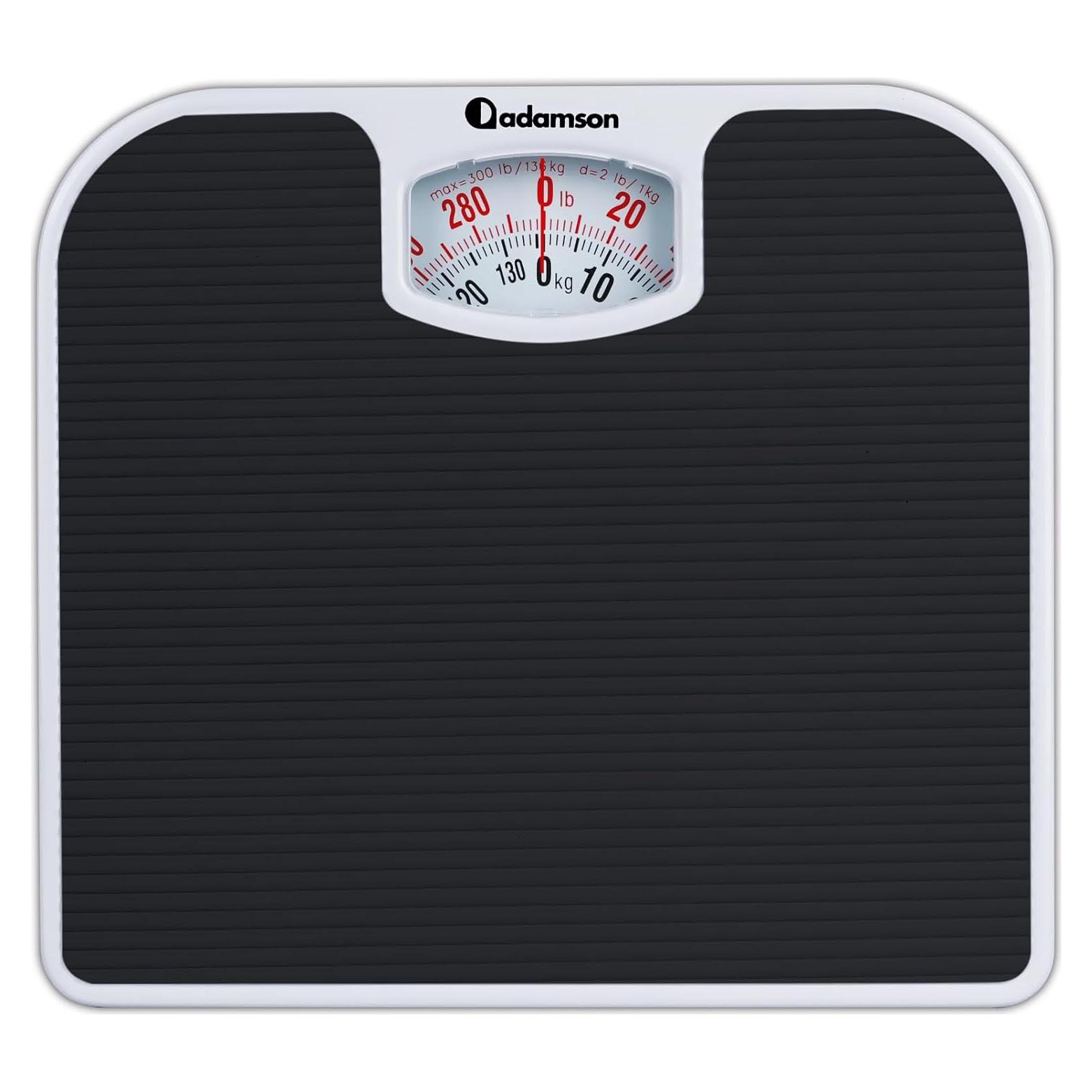 Báscula Analógica Adamson A21 - Soporta 136 kg - Antideslizante