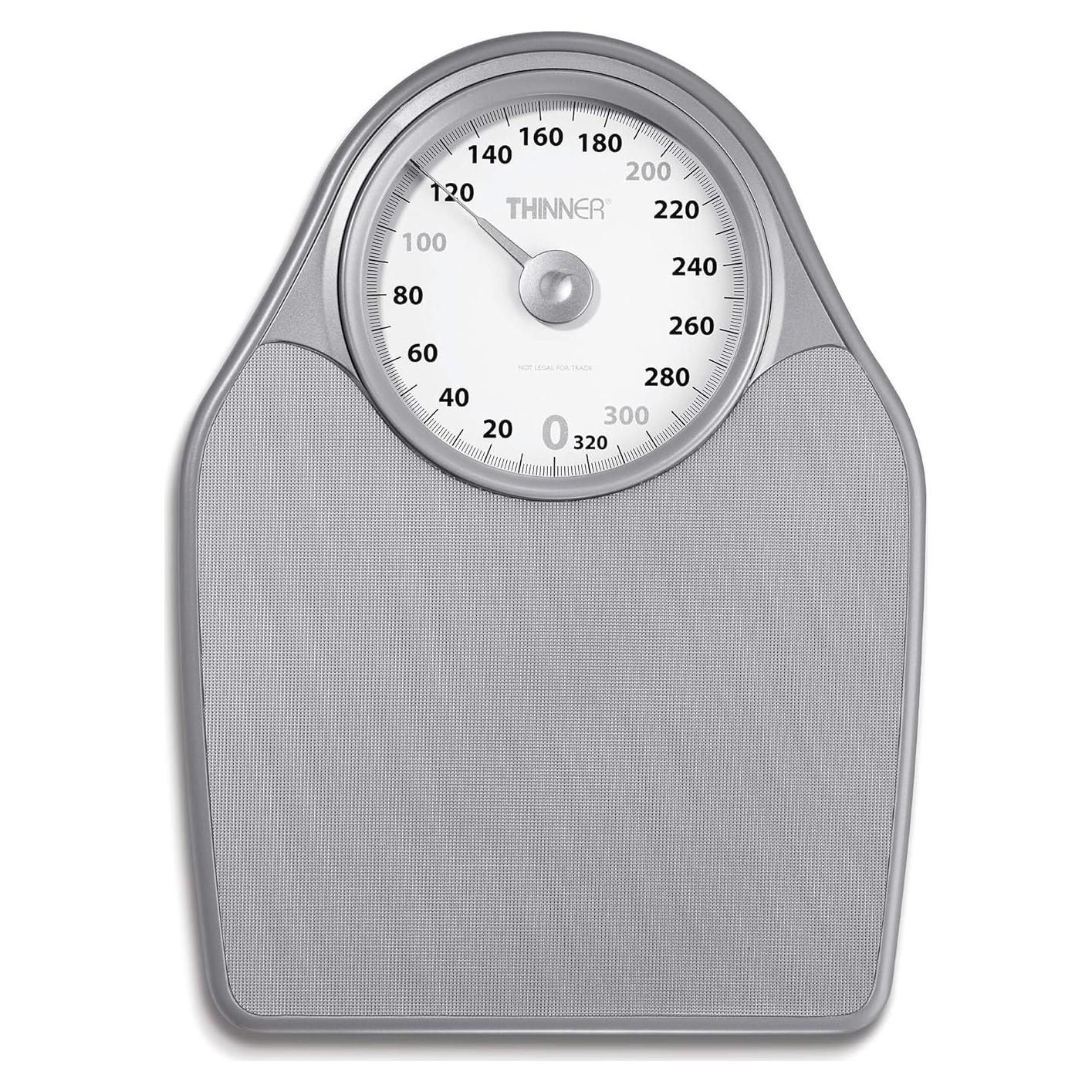 Balanza de Baño Analógica Thinner Conair 150 kg Plata