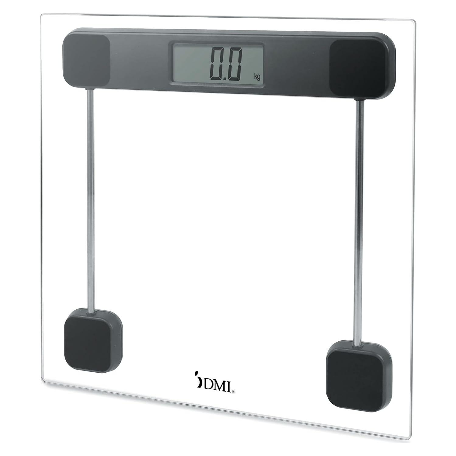 Báscula Digital DMI de Vidrio Templado con Pantalla LCD 199.58 kg