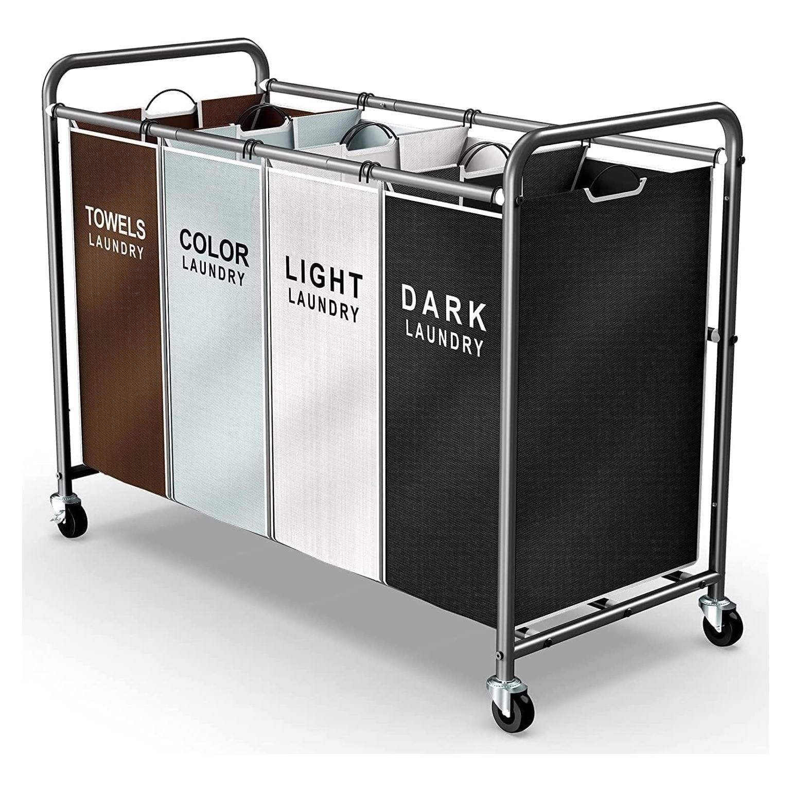 Clasificador de Ropa ROMOON 4 Compartimentos 172L Multicolor