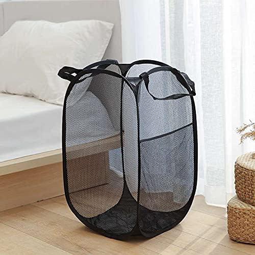 Cesta de Lavandería Plegable BENJUNC 58.4 cm 5 kg Azul/Negro