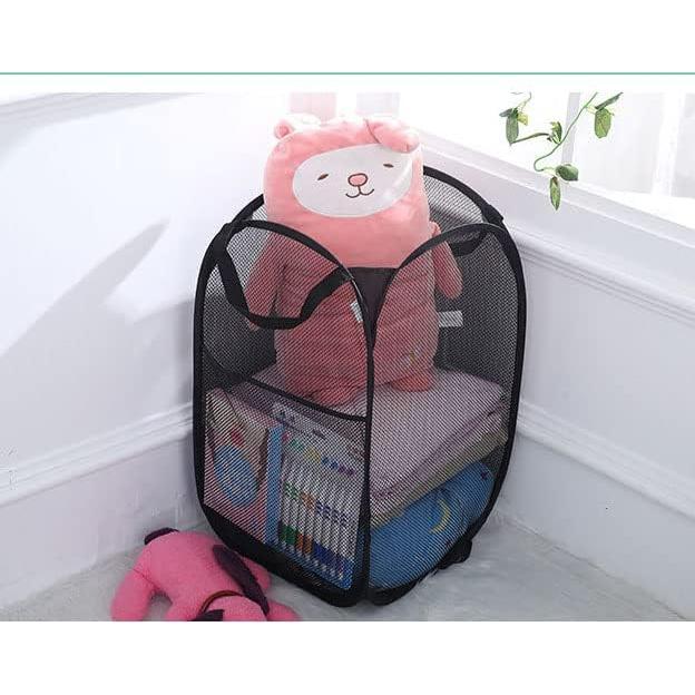 Cesta de Lavandería Plegable BENJUNC 58.4 cm 5 kg Azul/Negro