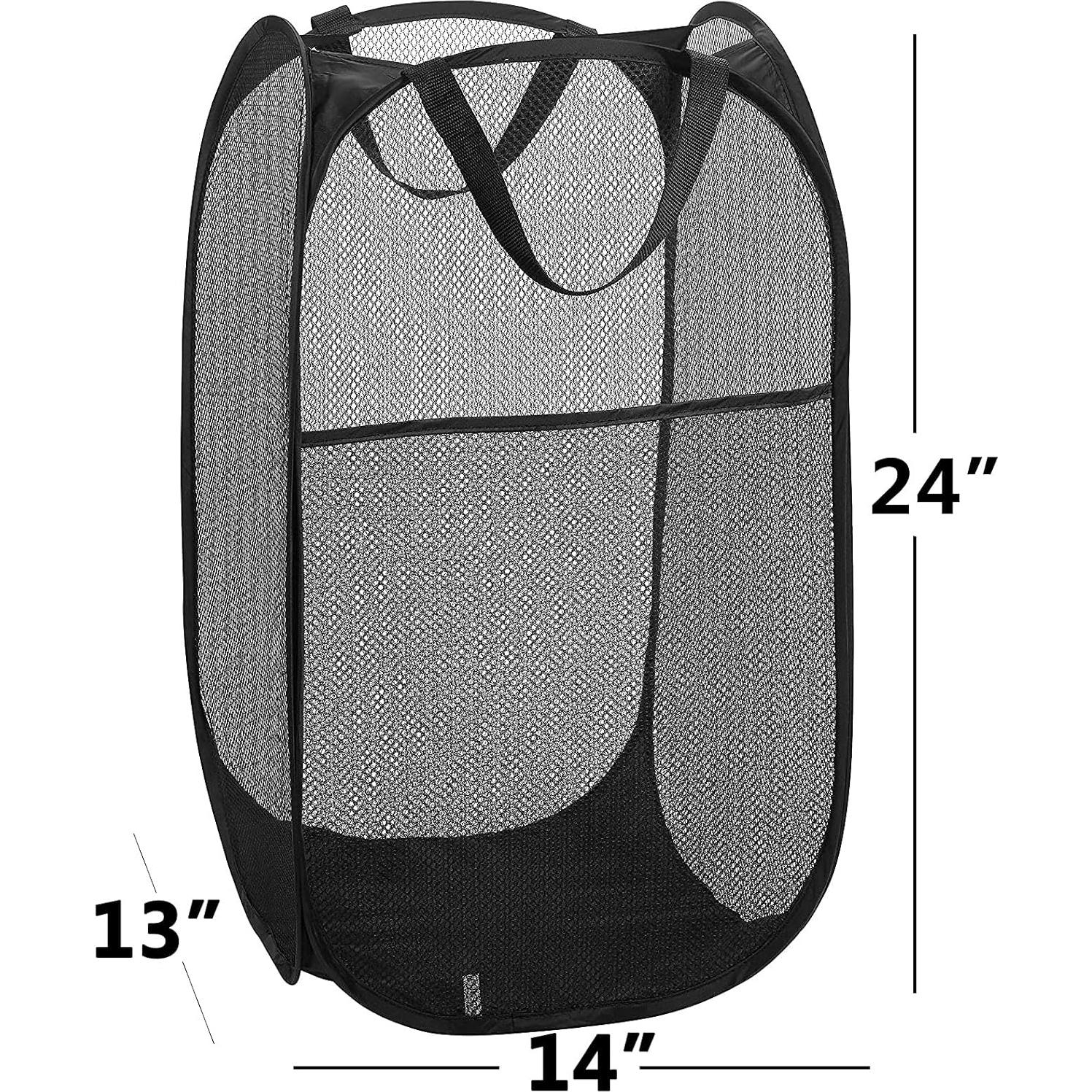 Cesta de Lavandería Plegable BENJUNC 58.4 cm 5 kg Azul/Negro
