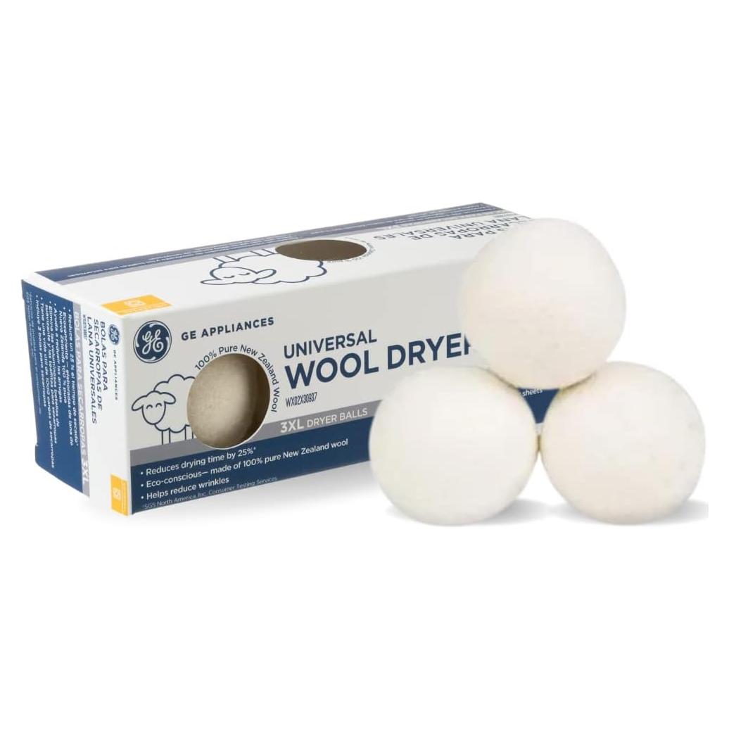 Bolas de Secado de Lana GE Appliances XL Set de 3 Ecológicas