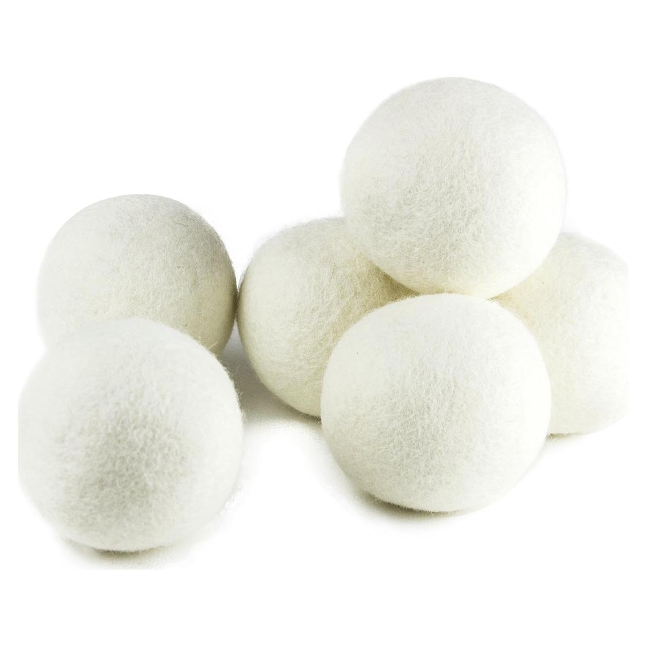 Bolas de Secado de Lana SnugPad XL 100% Orgánica 6 Piezas