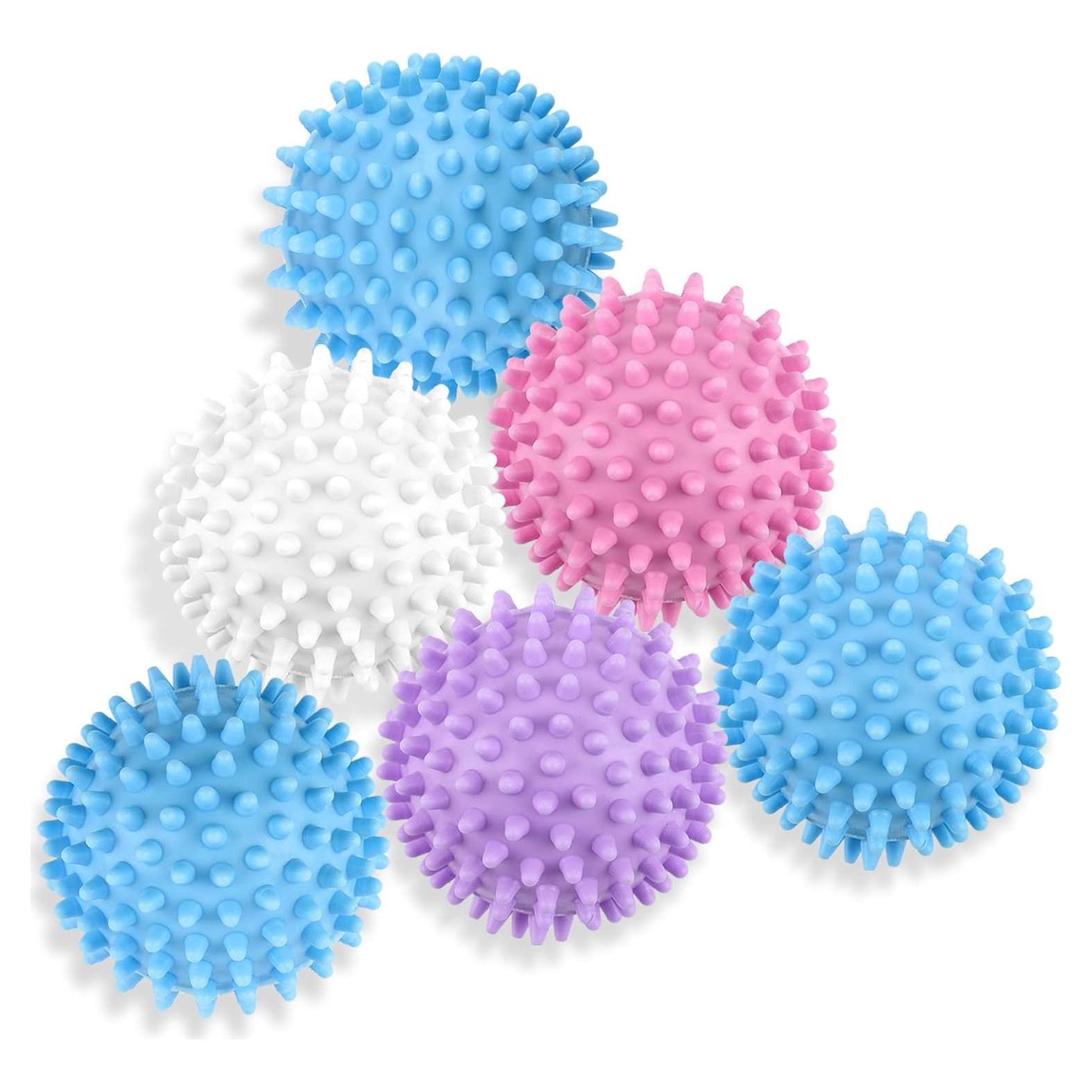 Paquete de 6 bolas de secadora reutilizables PEASUG 6.1 cm