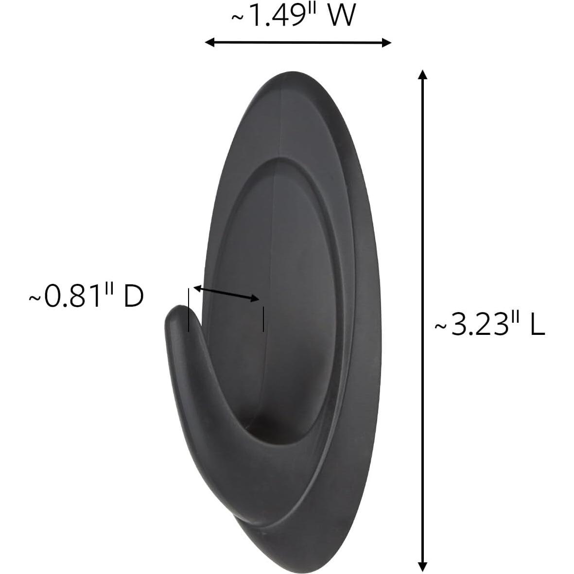 Ganchos de Terraza Command para Exterior - 2 Ganchos, 4 Tiras, Soporta 1.36 kg