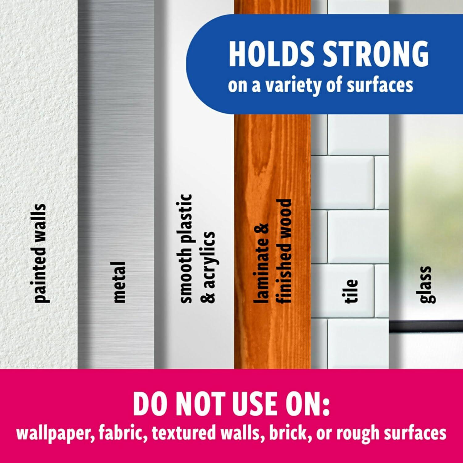 Ganchos Mixtos Command Lavanda 9 Piezas Sin Daños