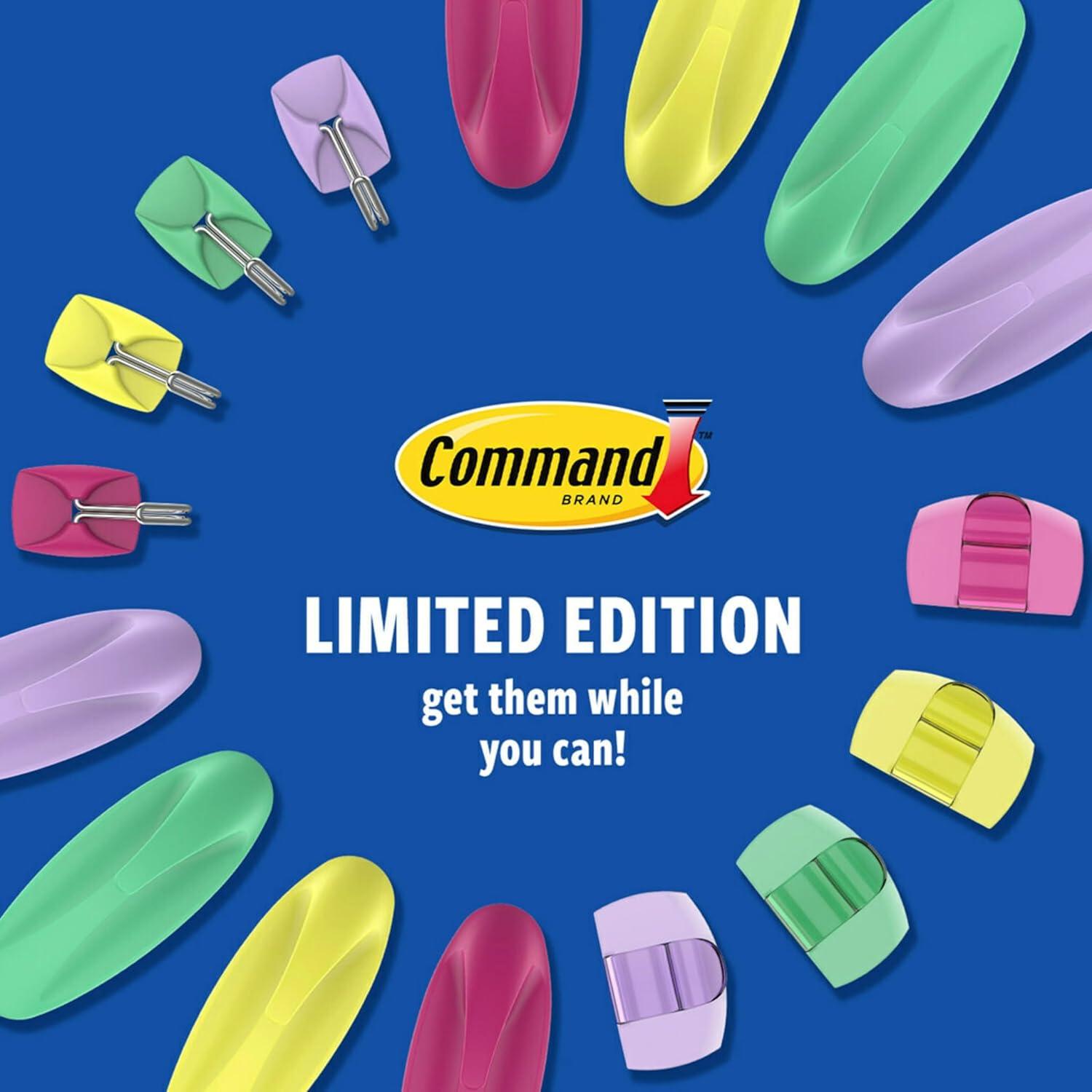 Ganchos Mixtos Command Lavanda 9 Piezas Sin Daños