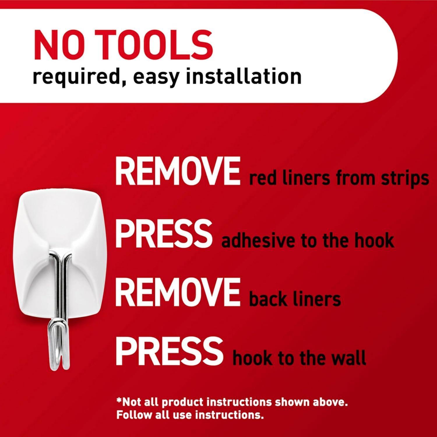 Ganchos de Palanca de Alambre Command 4 Piezas 0.23 kg