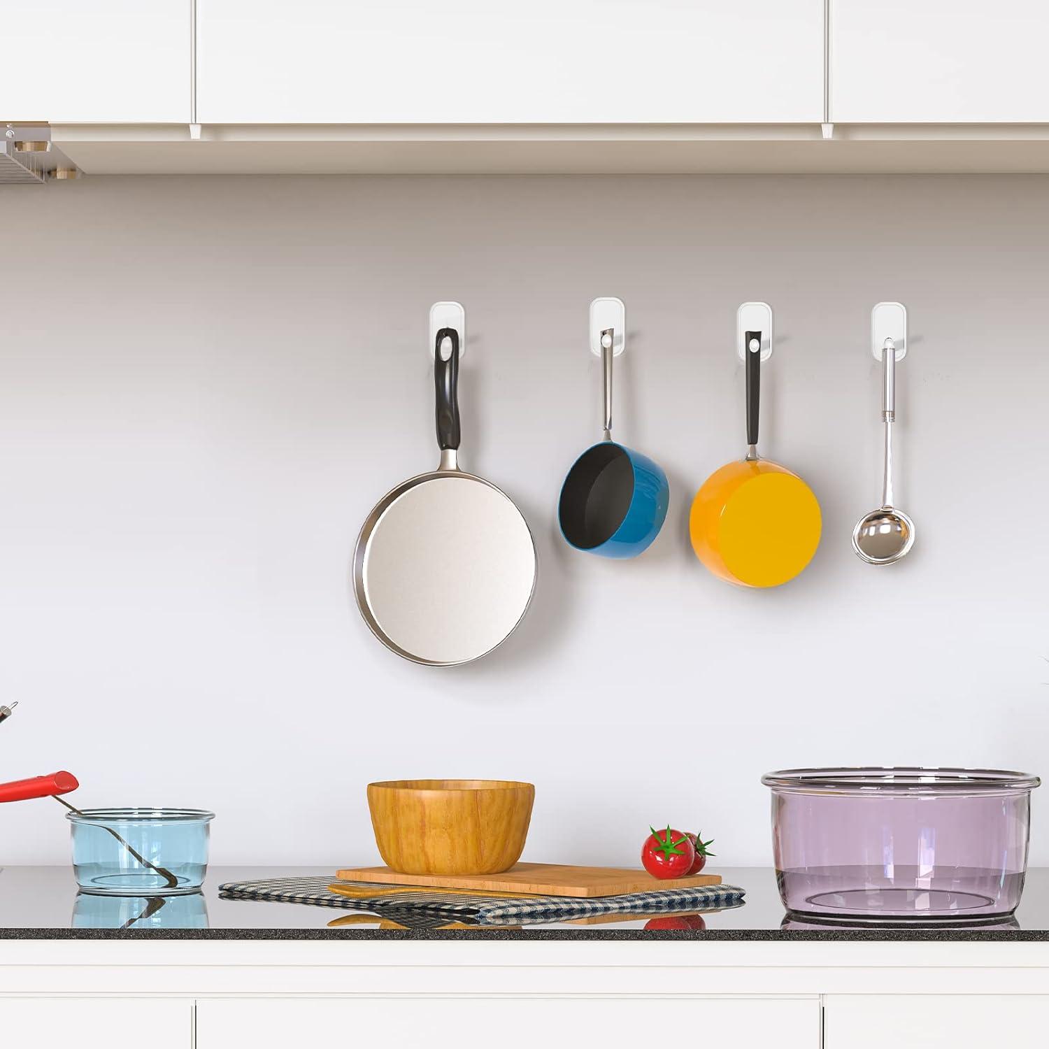 Ganchos Adhesivos INNÔPLUS Alta Resistencia Paquete de 6