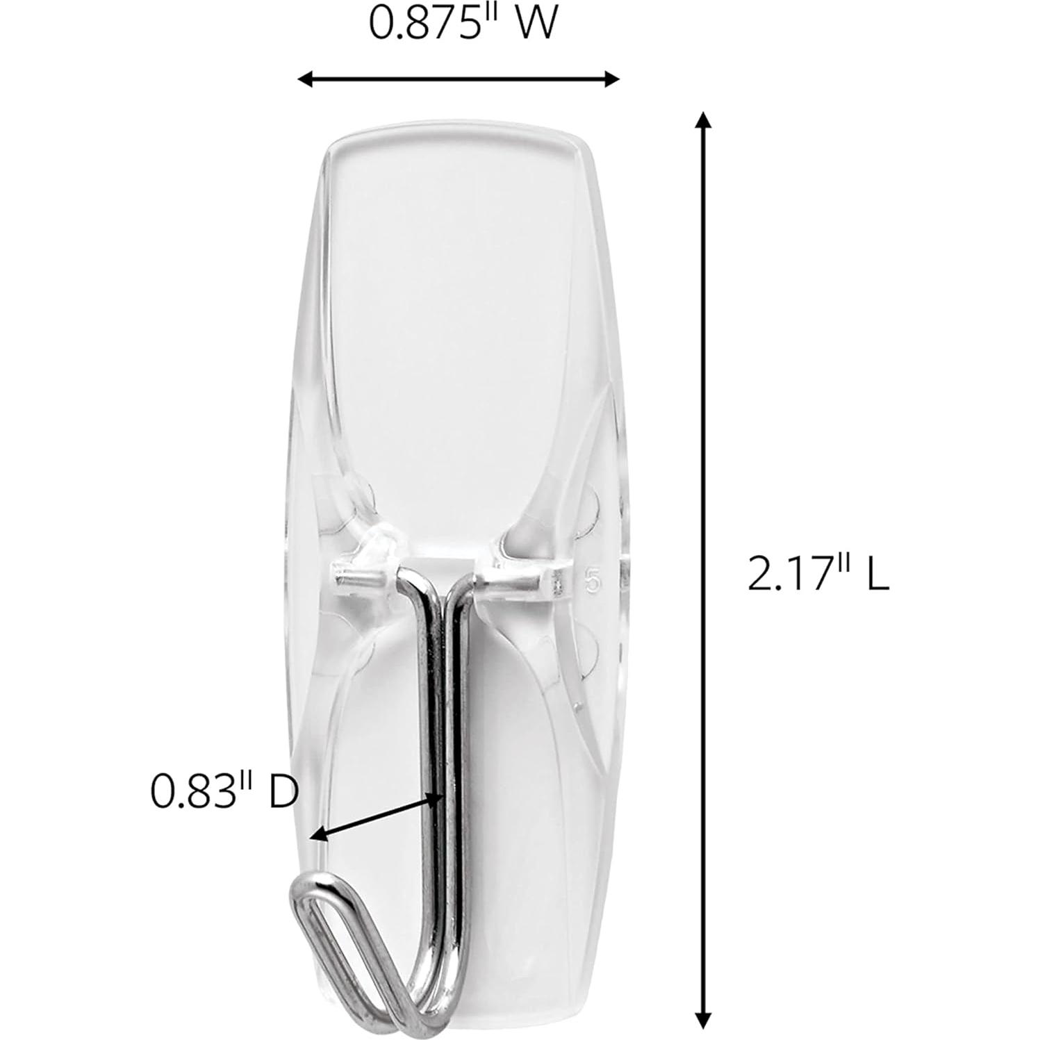 Ganchos Adhesivos Command 17065CLR-6ES, 24 Ganchos Metal