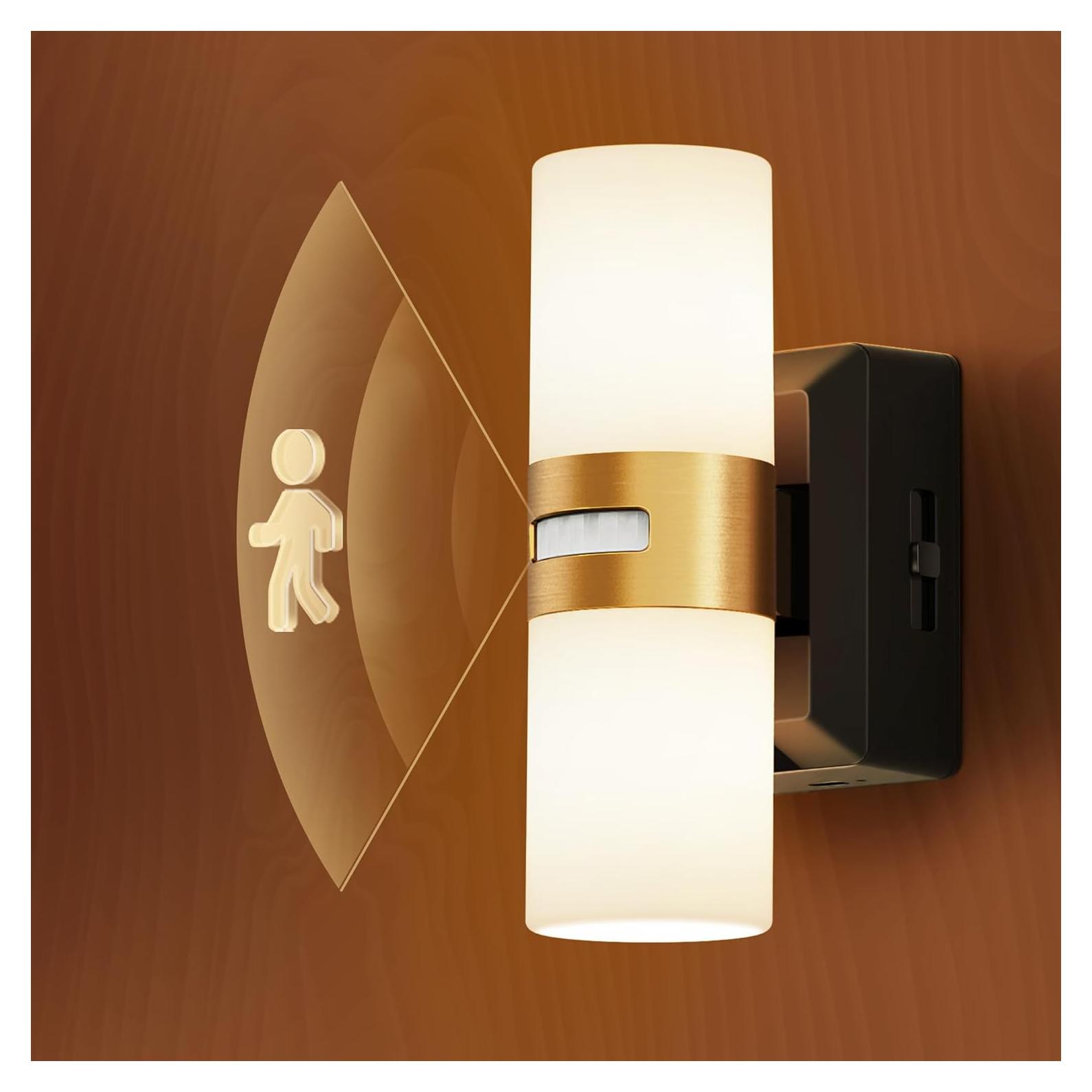 Luz Nocturna LED Recargable L LOHAS con Sensor de Movimiento