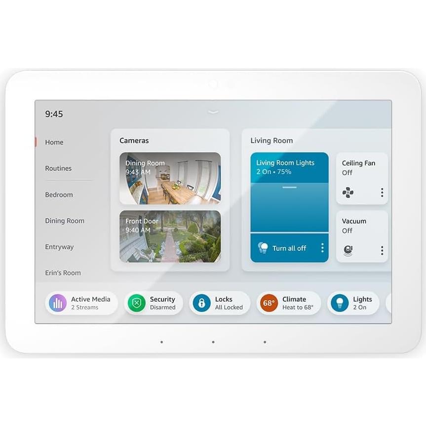 Like-New Amazon Echo Hub | 8” smart home control panel with Alexa | Compatible with thousands of devices