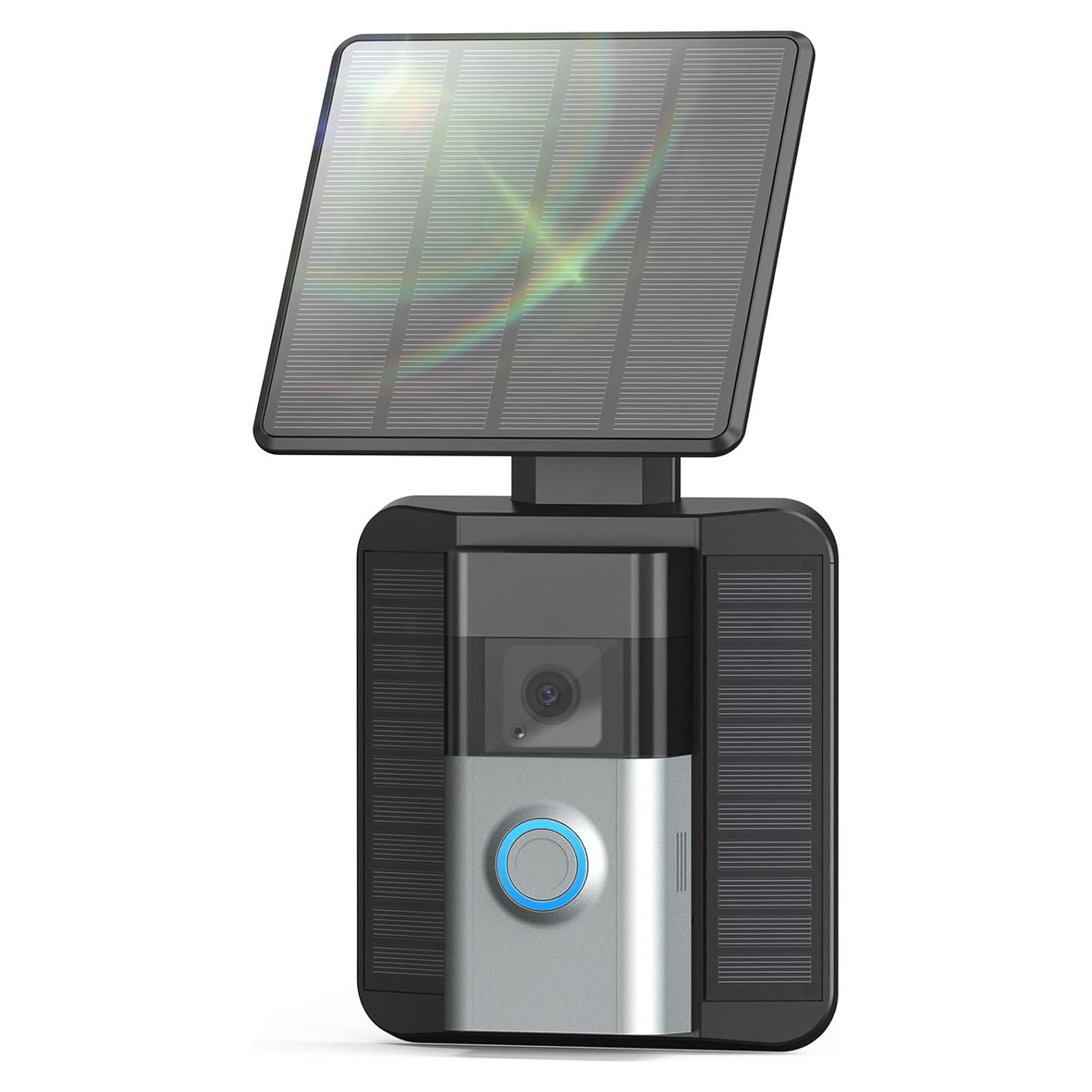 Cargador Solar QIBOX para Timbre Ring 3/4/Plus, 2.9W