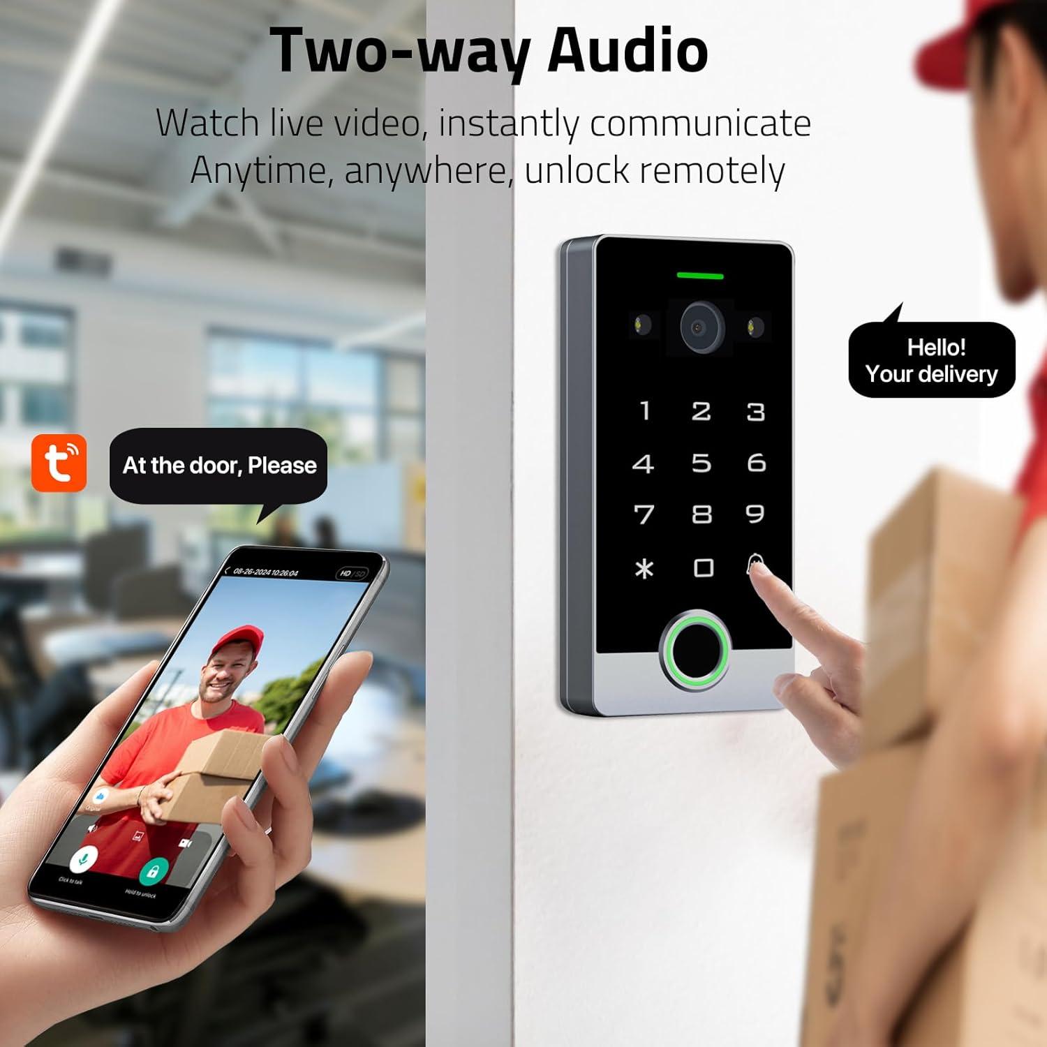 Videoportero WiFi Inteligente AMOCAM VF3CAM-TWF 1080P