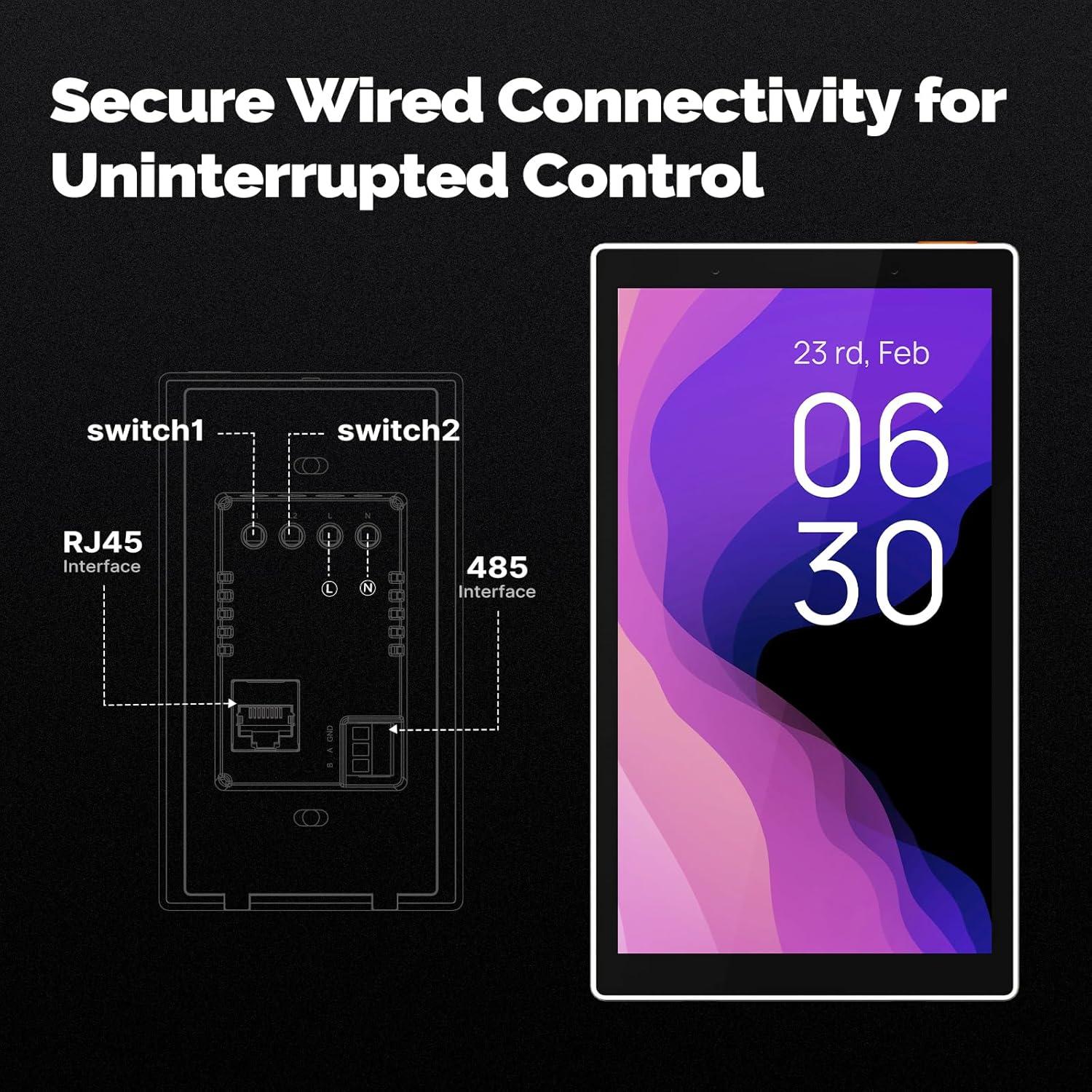 Panel de Control Táctil Inteligente MOES 5" con Alexa