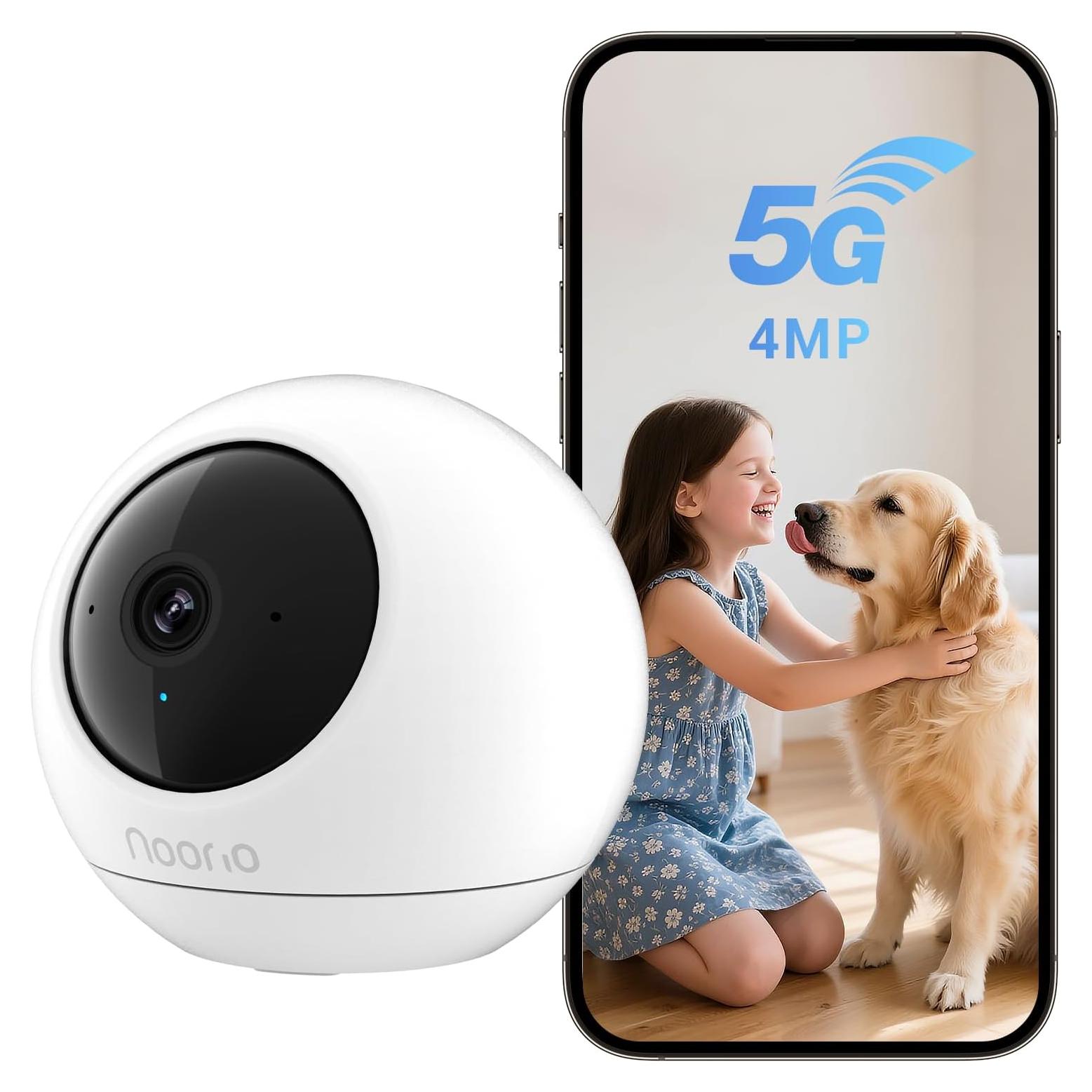 Cámara de Seguridad Interior Noorio T110 2K WiFi 5GHz 360°