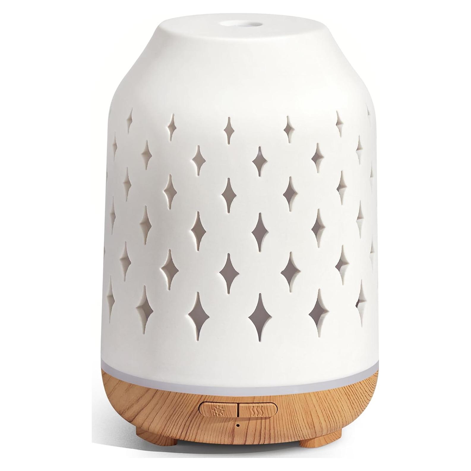 Difusor de Aromaterapia InnoGear AD15-WS 150ml Cerámico Blanco