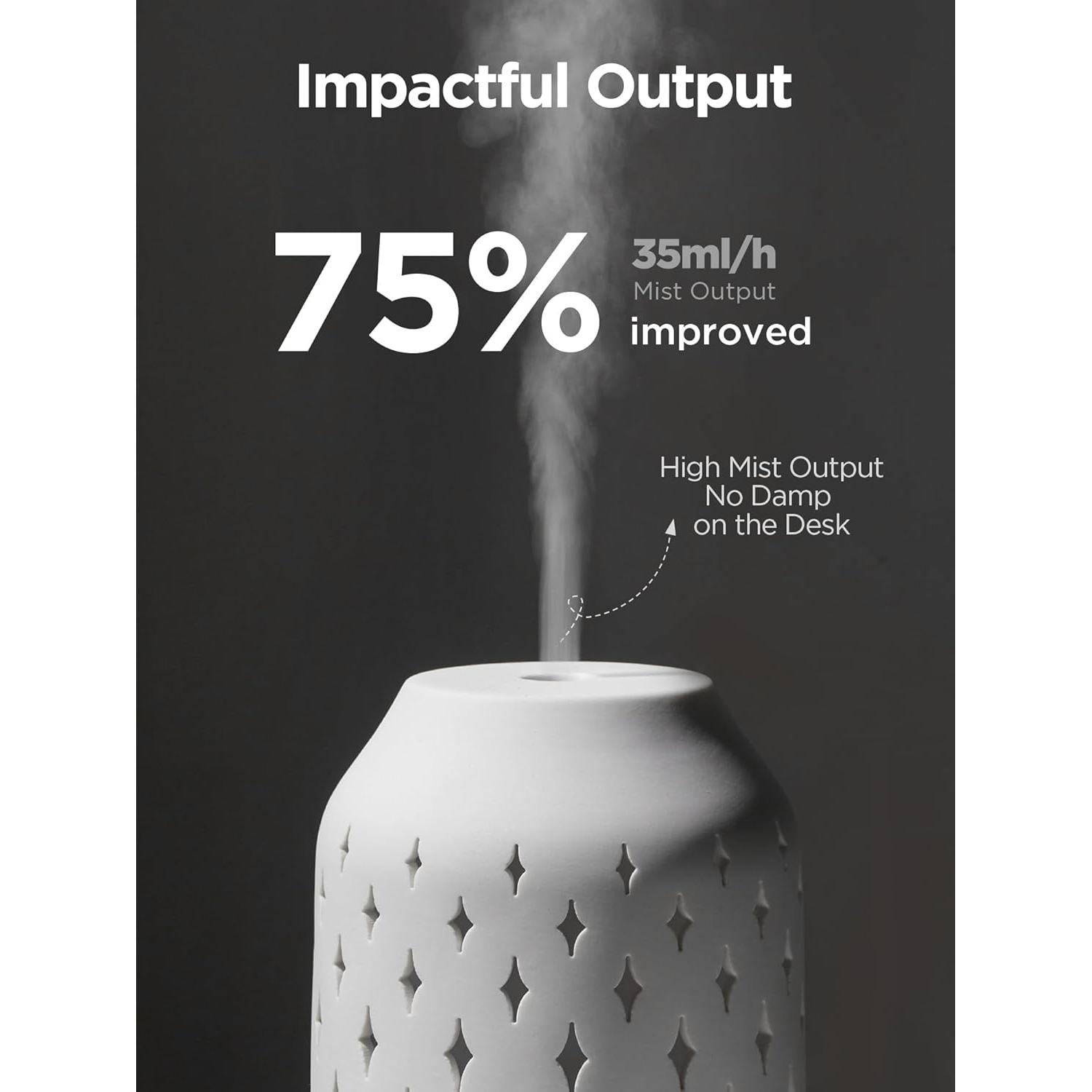 Difusor de Aromaterapia InnoGear AD15-WS 150ml Cerámico Blanco