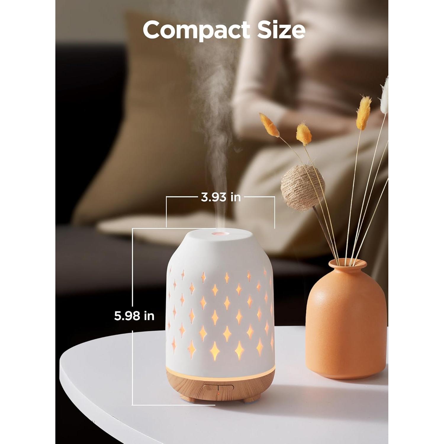 Difusor de Aromaterapia InnoGear AD15-WS 150ml Cerámico Blanco