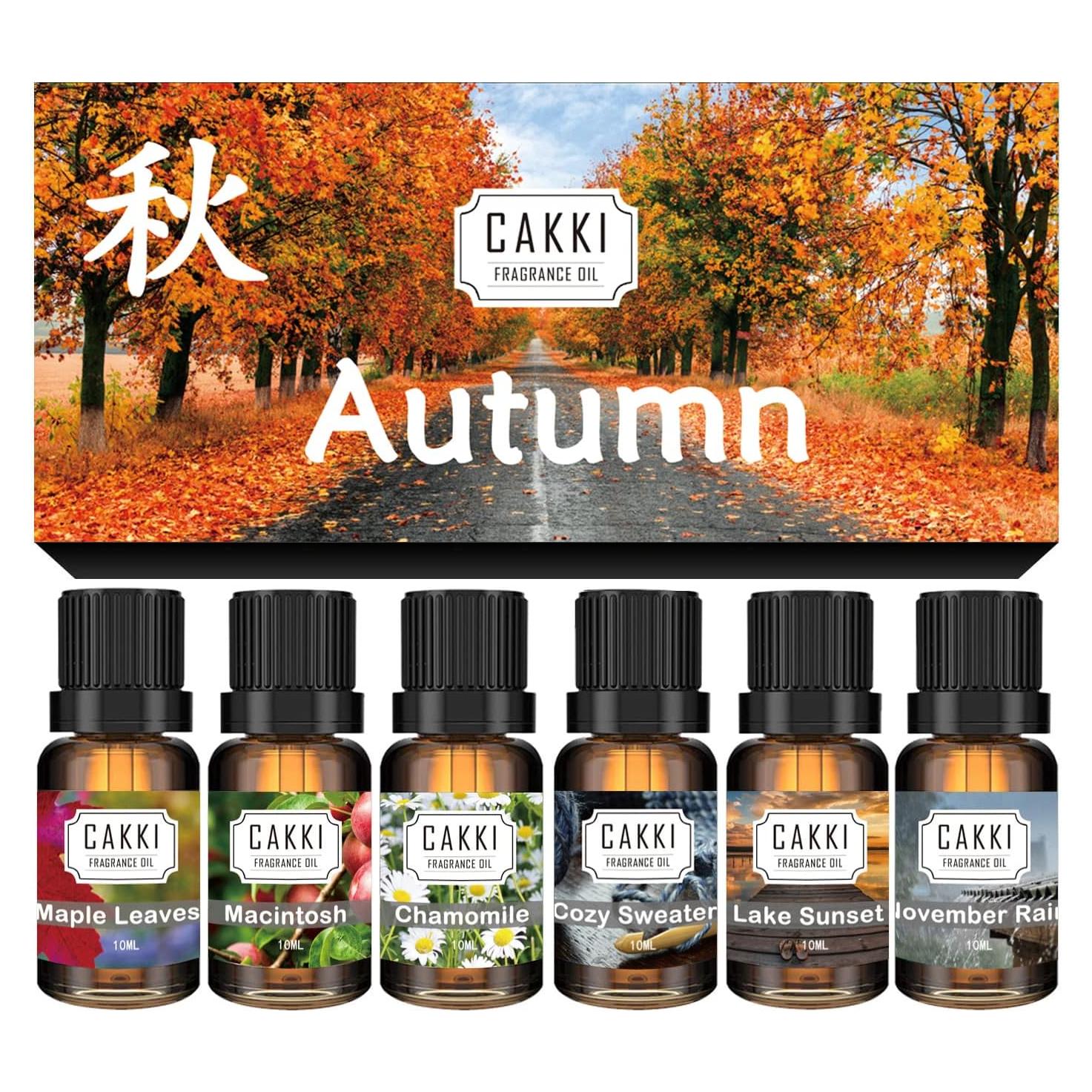 Set de Aceites Esenciales Otoño CAKKI 6x10ml Aromaterapia