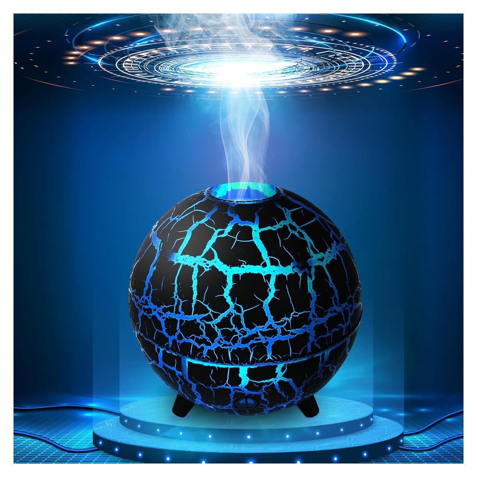 Difusor de Aceite Esencial Cechlicht D612 200ml Niebla Fría Negro