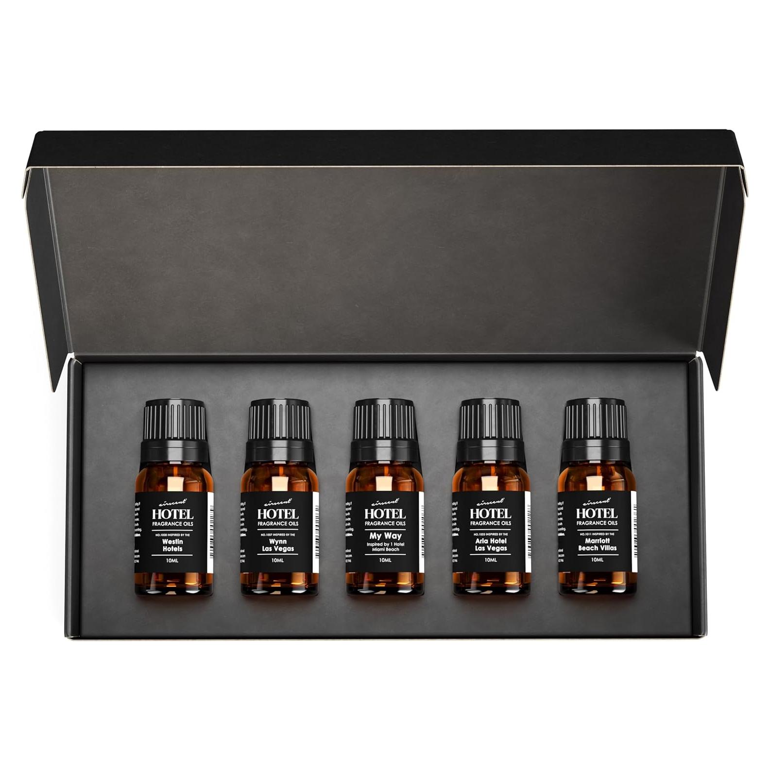 Juego de Aceites Aromáticos AirScent - Colección Hotel 5 Estrellas 10 mL