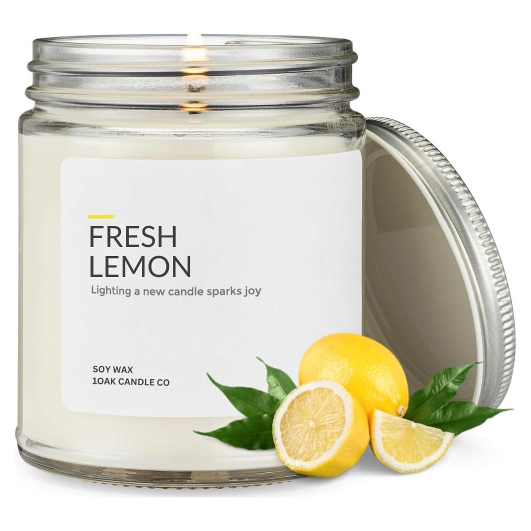 Vela Aromática de Cera de Soja 1OAK Limón Fresco 198g