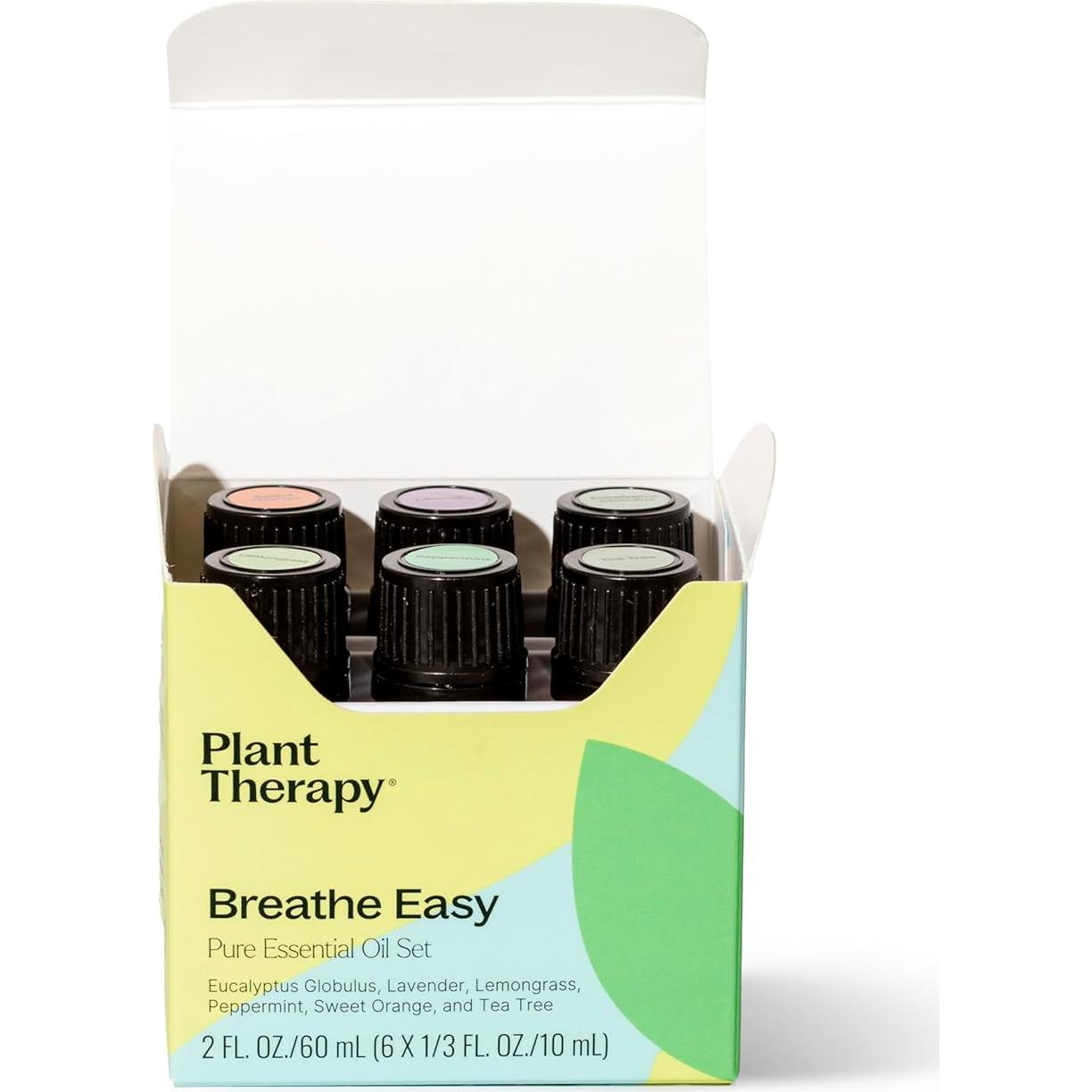 Set de Aceites Esenciales Plant Therapy Breathe Easy 10 mL