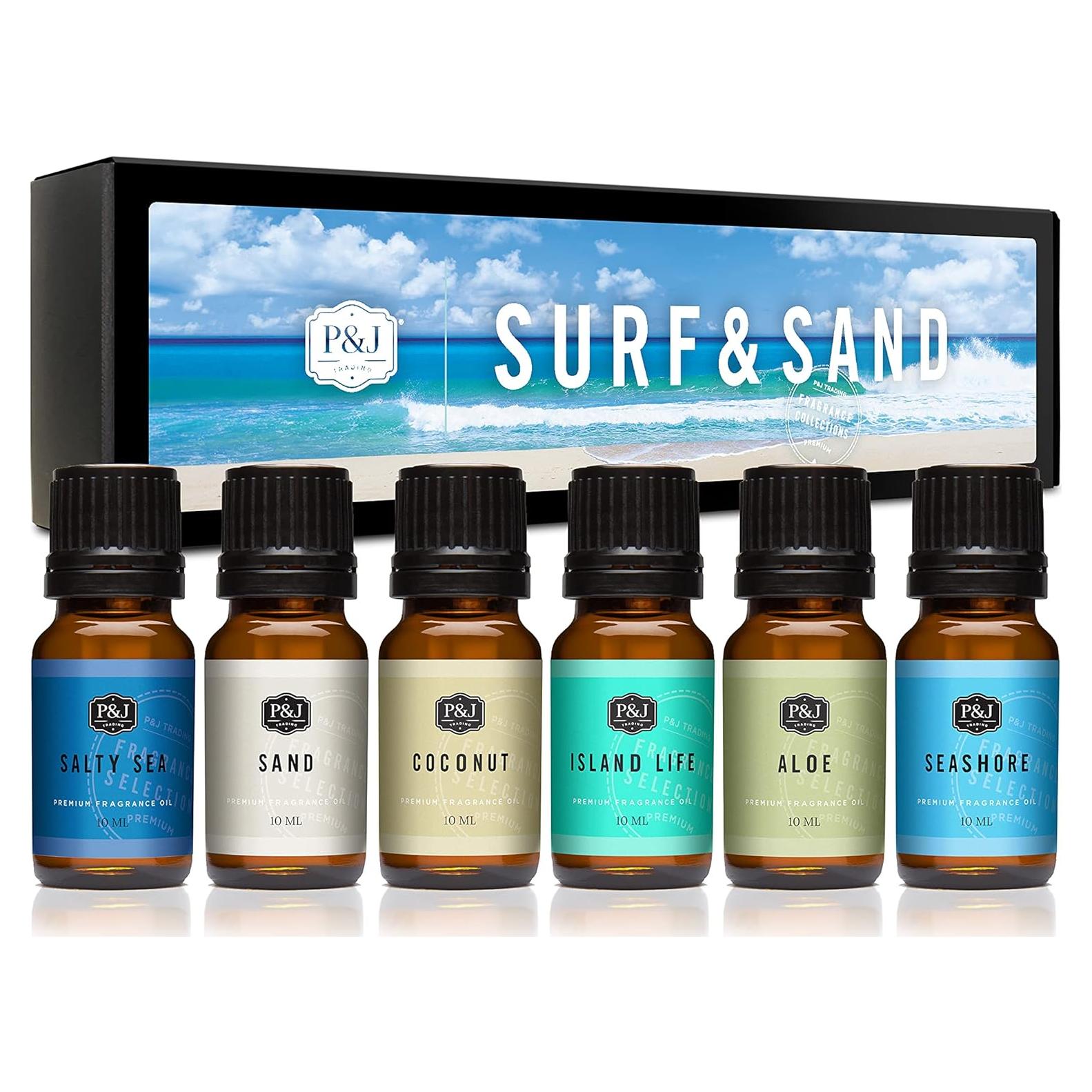 Aceite de Fragancia P&J Trading Surf & Arena 6x10ml