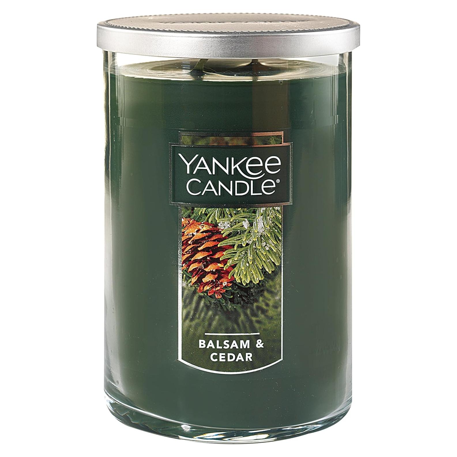 Vela Aromatizada Yankee Candle Balsamo y Cedro 22oz Doble Pabilo