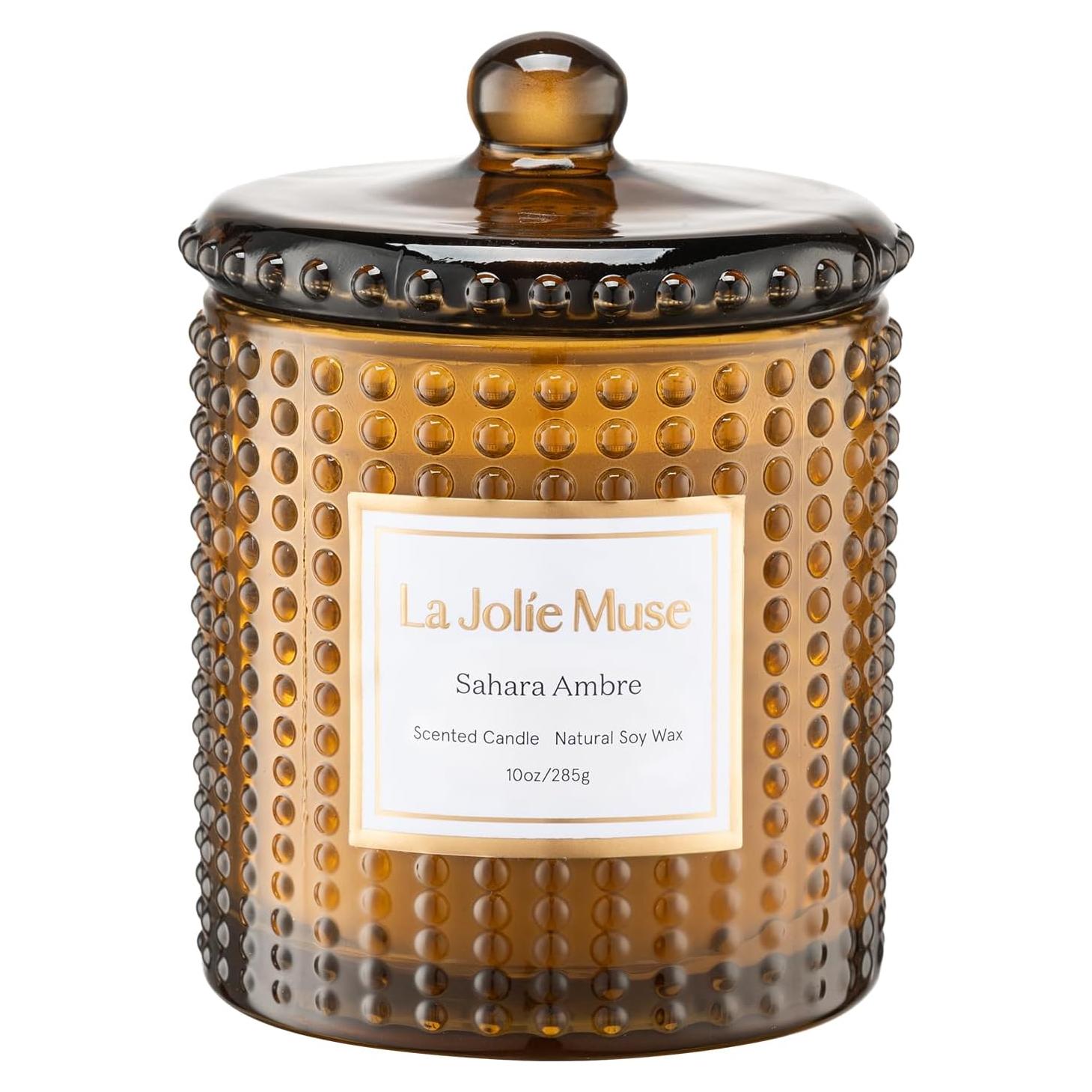 Vela de Soja LA JOLIE MUSE Ámbar del Sahara 10 oz