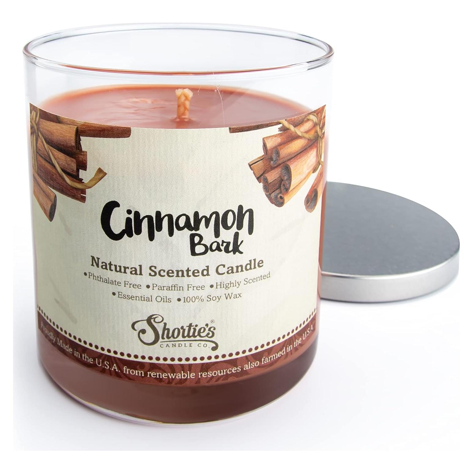 Vela de Soja Natural Shortie's Candle 255g Aroma Canela