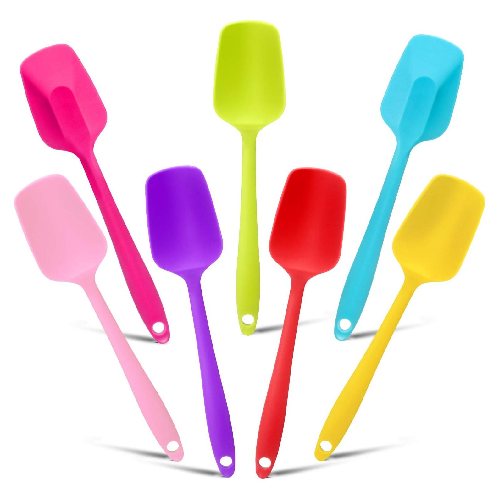 Espátulas de Silicona Patelai, 7 Piezas 20.8 cm Antiadherentes