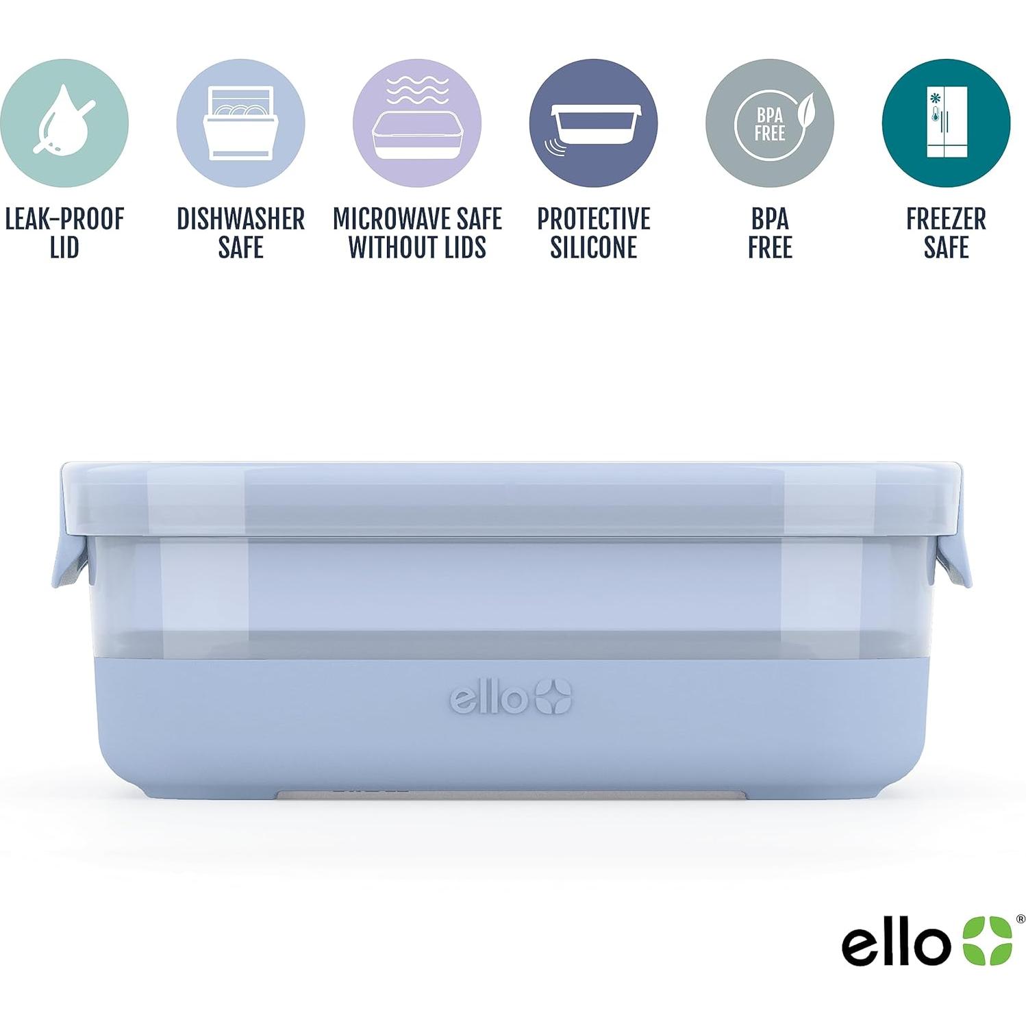 Juego de Contenedores de Alimentos Ello 5 Piezas 3.7 Tazas