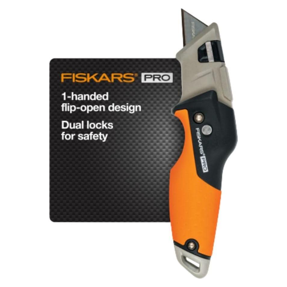Cuchillo Utility Plegable Fiskars Pro 15.88 cm Doble Bloqueo