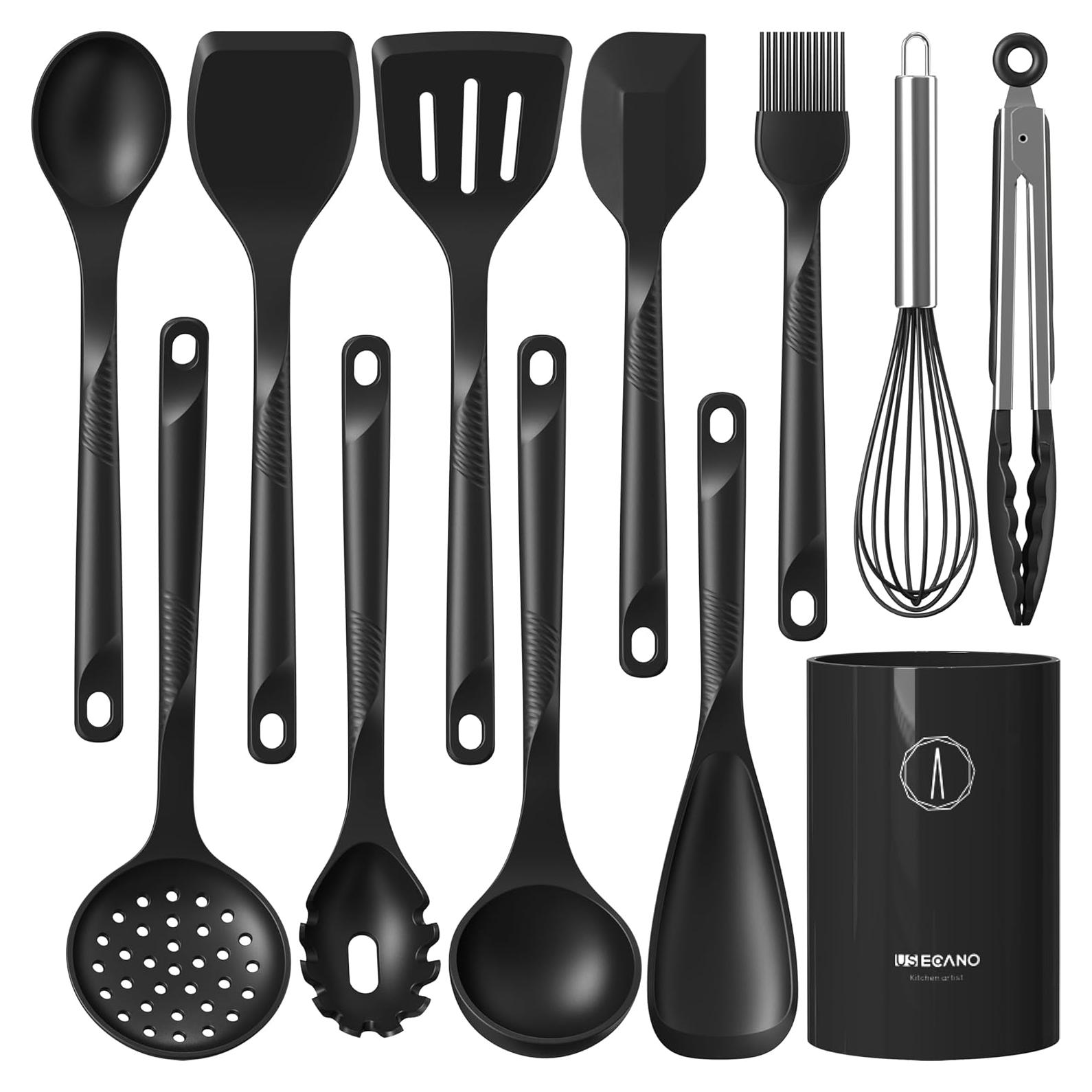 Juego de Utensilios de Cocina de Silicona USECANO - 10 Piezas