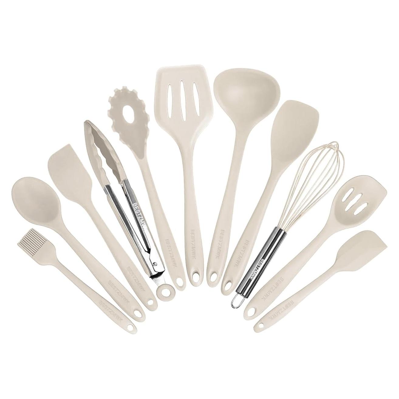 Juego de Utensilios de Cocina BESTZMWK - 11 Piezas Silicona