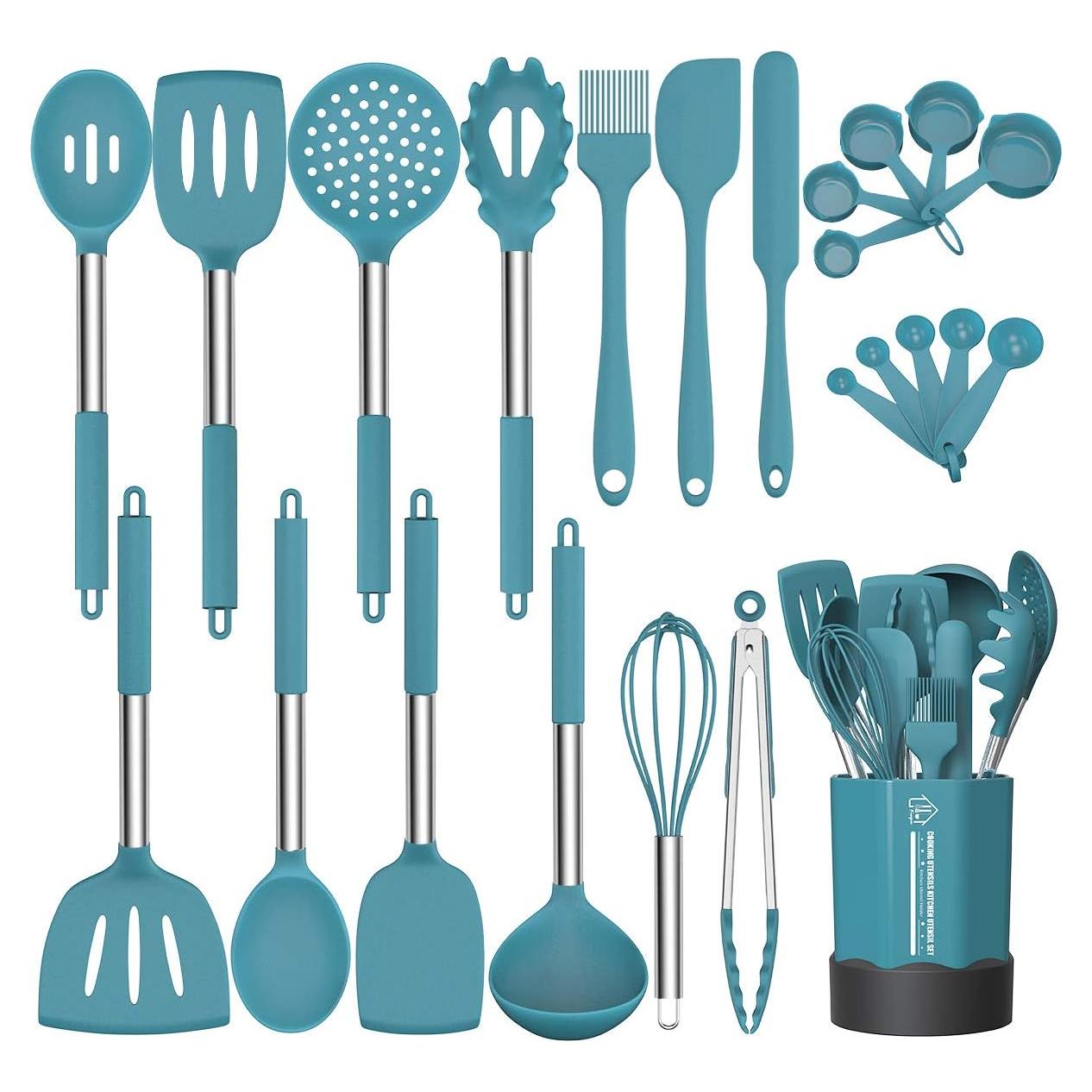 Juego de Utensilios de Cocina de Silicona Fungun 24 Piezas