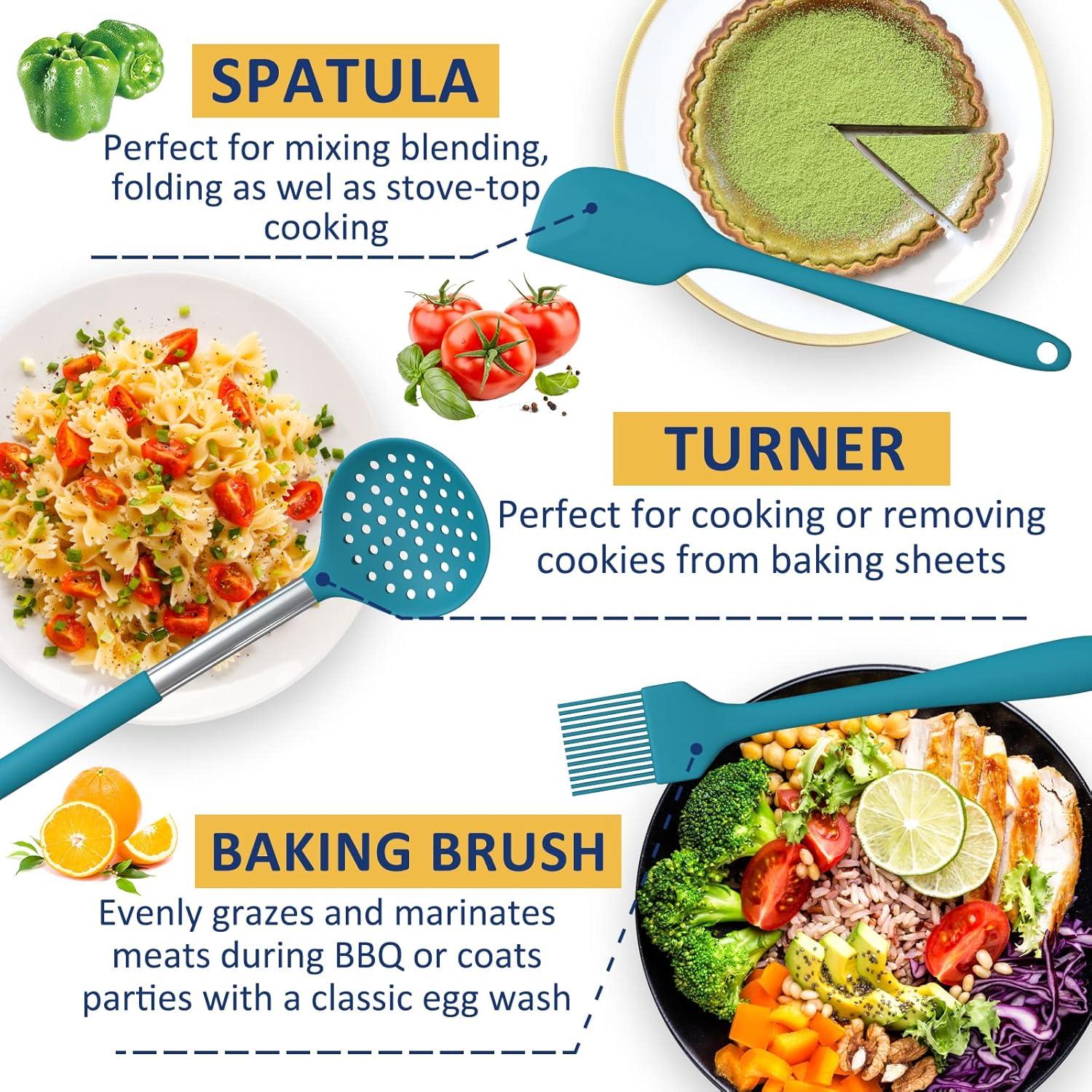 Juego de Utensilios de Cocina de Silicona Fungun 24 Piezas