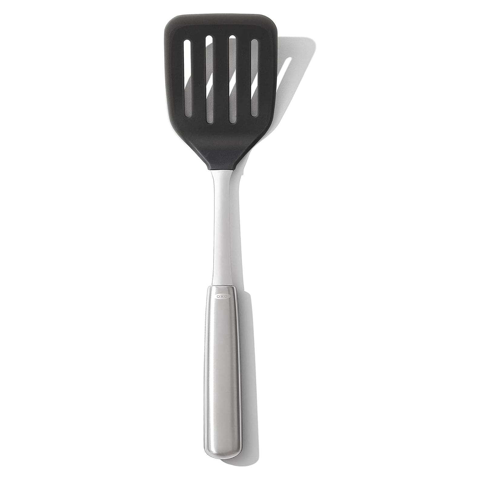 Turner Flexible de Silicona OXO Acero Inoxidable 39.4 cm