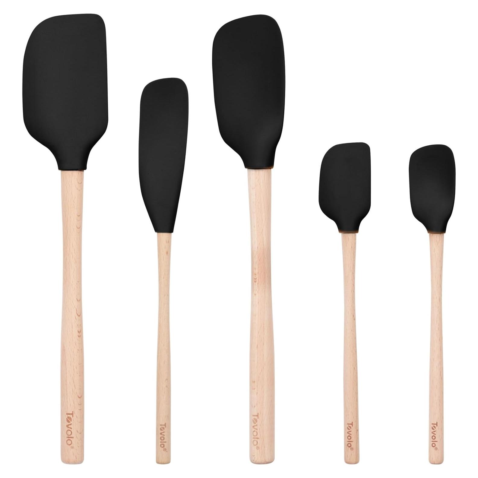 Juego de Utensilios de Cocina Tovolo 5 Piezas Silicona Negro