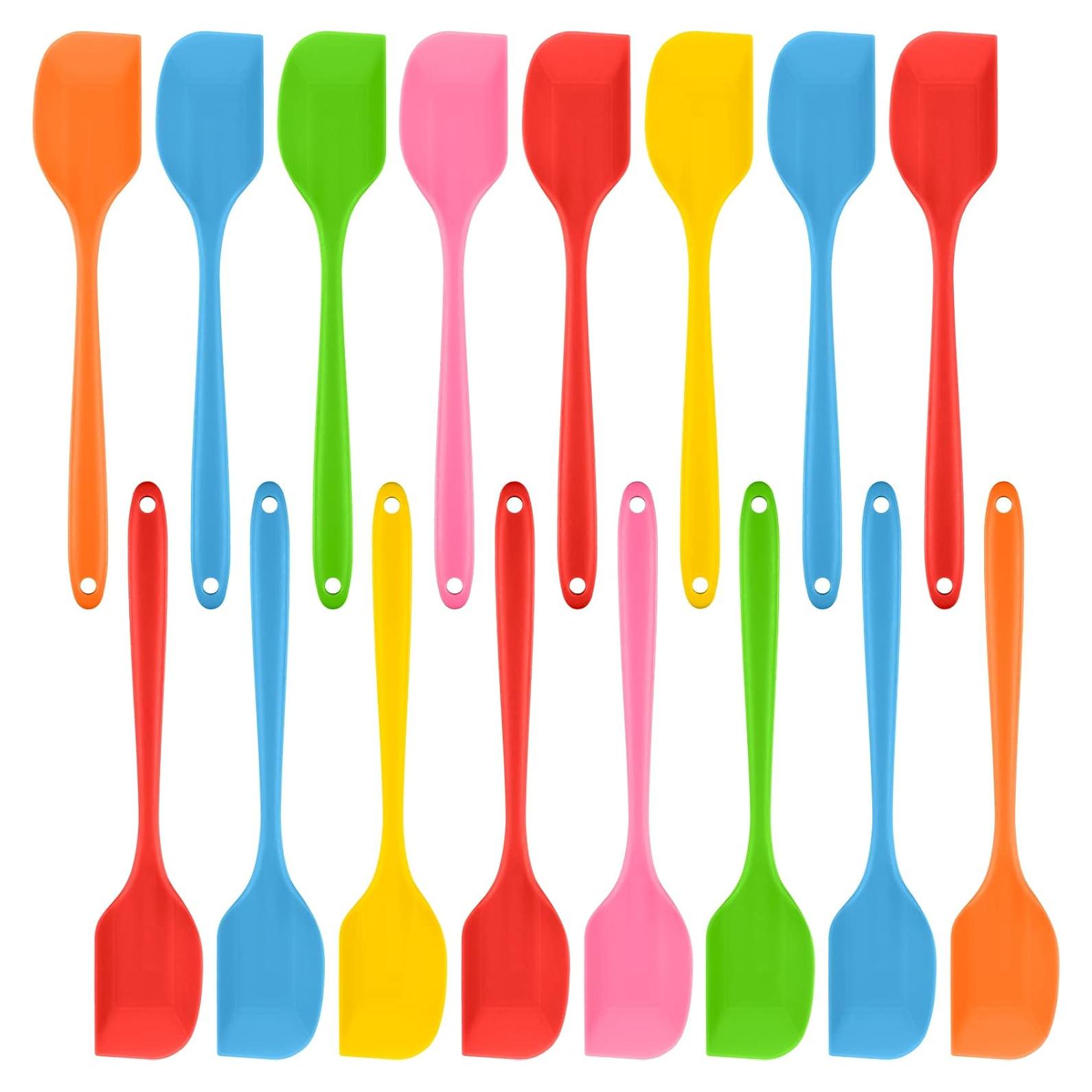 Juego de 16 Espátulas de Silicona Patelai 28 cm Resistente al Calor