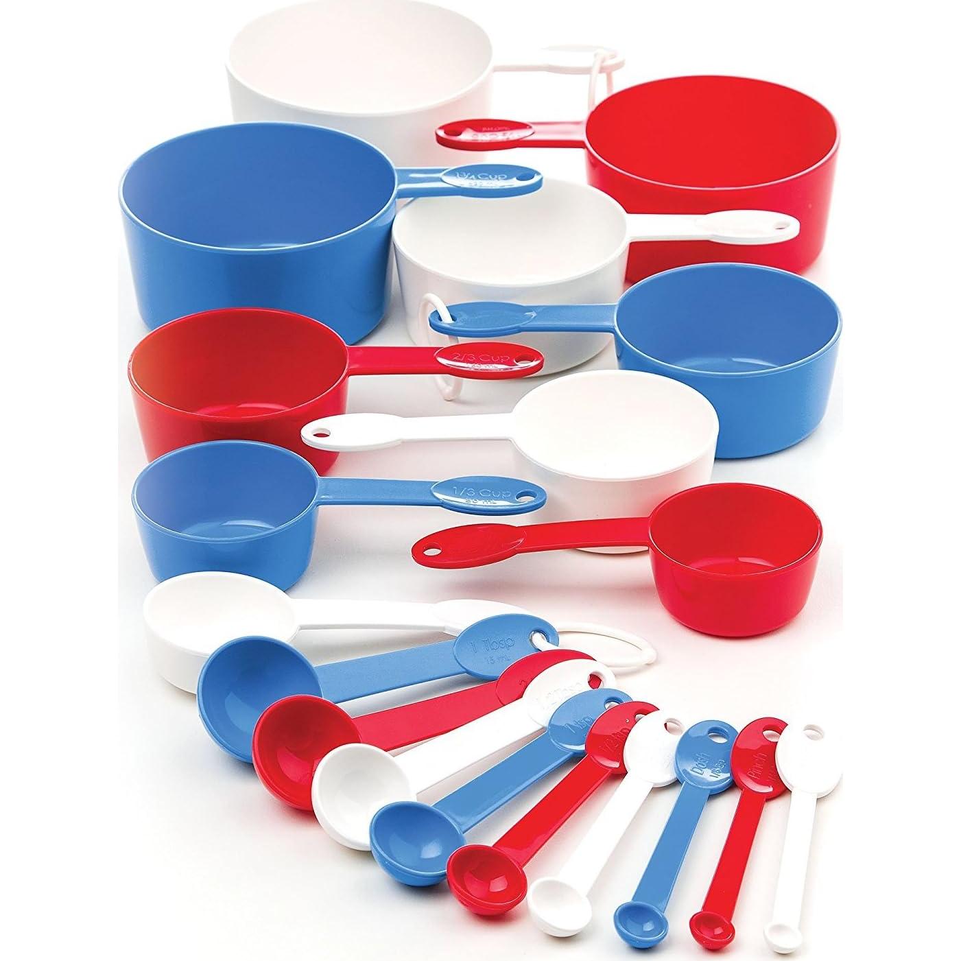 Juego de Medición 19 Piezas PrepWorks - Tazas y Cucharas Métricas