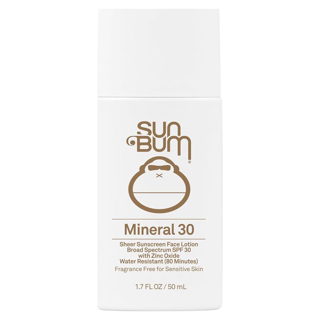 Protector Solar Facial Mineral SPF 30 Sun Bum - 48.2 g