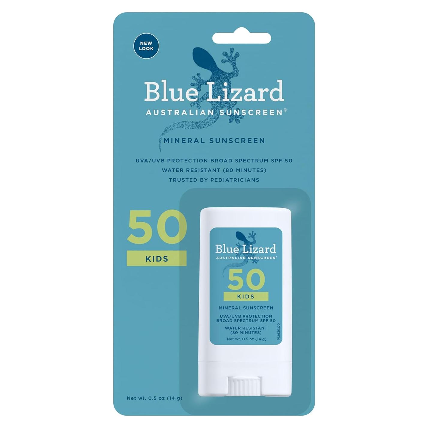Protección Solar Mineral Blue Lizard Kids SPF 50 - 14 g