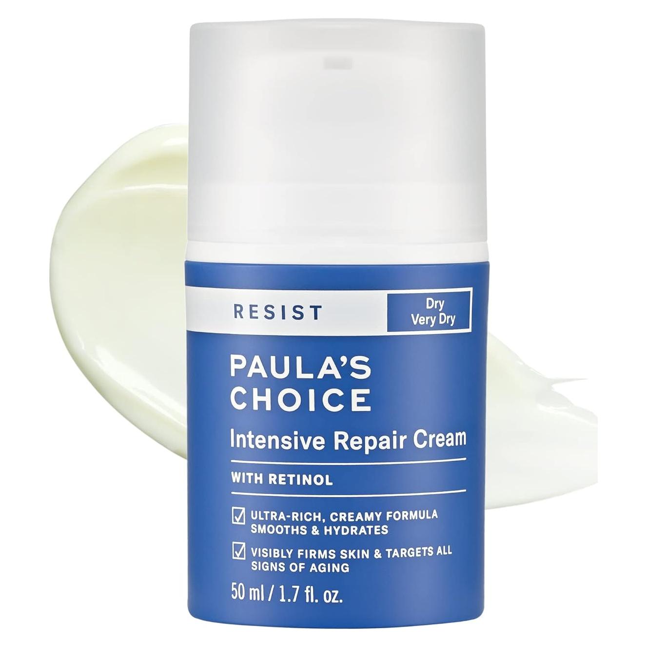 Crema Reparadora Intensiva Paula's Choice con Retinol y Ácido Hialurónico 48g