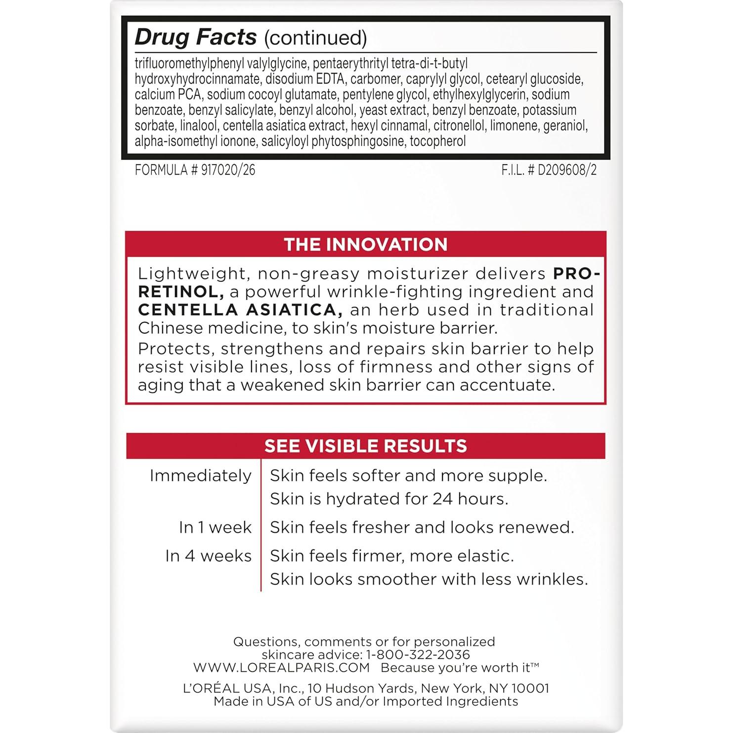 Crema Hidratante Facial L'Oréal Revitalift SPF 25 213 g