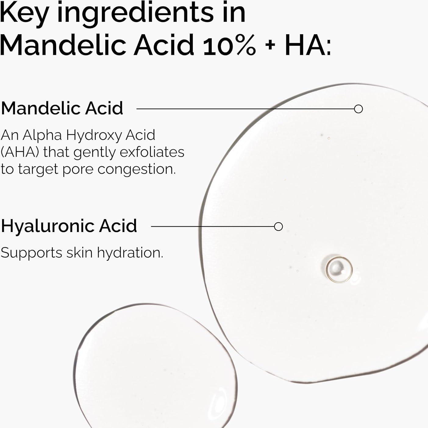 Suero Exfoliante The Ordinary Ácido Mandélico 10% 29.57 ml